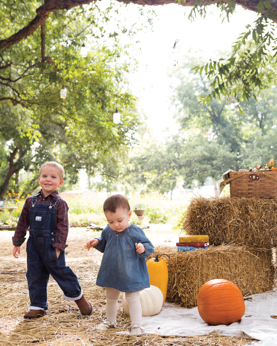 Camille Styles Entertaining fall kids party picnic pumpkins