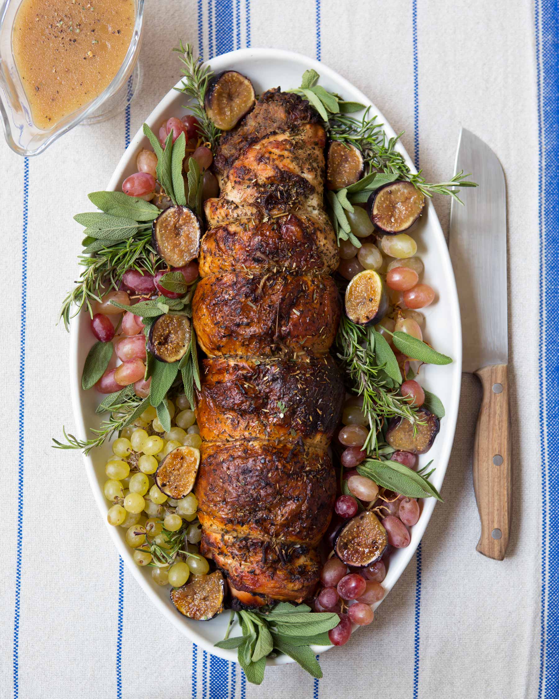 Austin food photographer Camille Styles Entertaining book Thanksgiving stuffed turkey breast