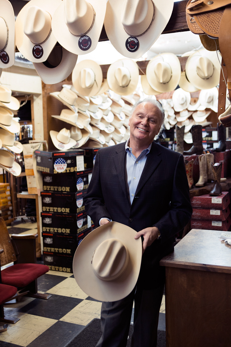 Garden & Gun portrait of hat maker in San Antonio