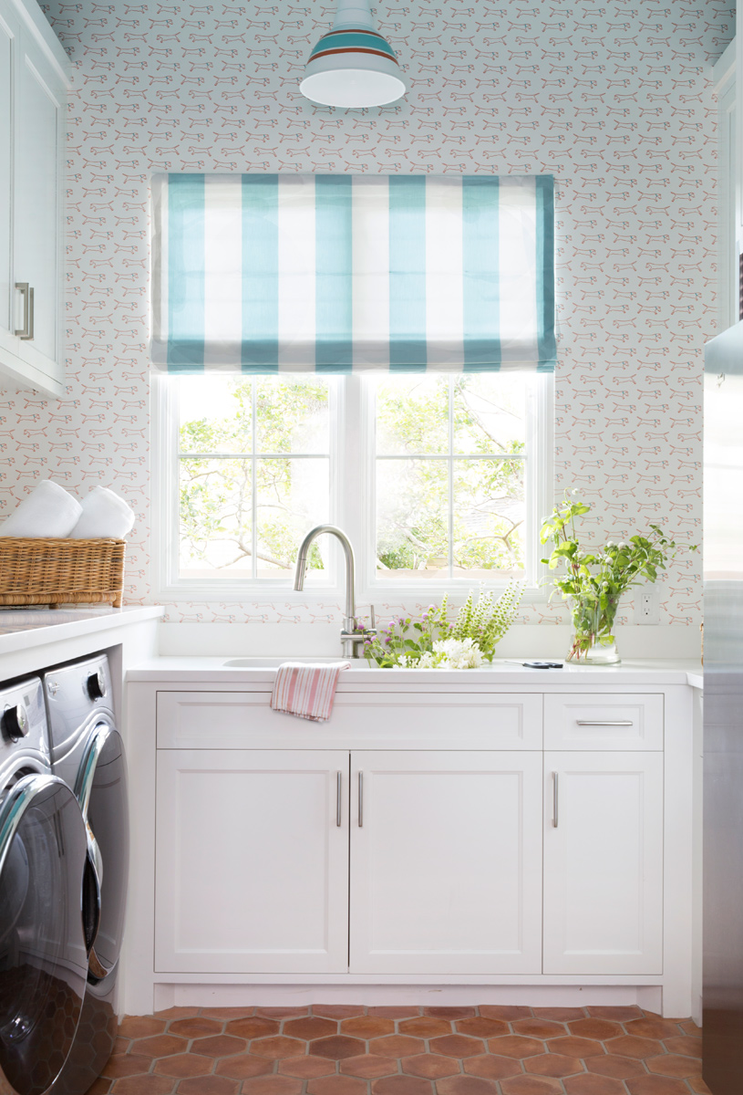 Stylish laundry room design photographed by Texas based photographer Buff Strickland
