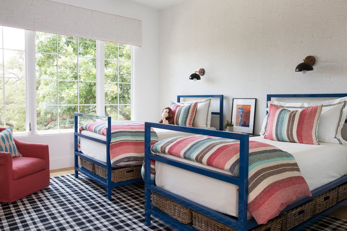 Eclectic kids room by Texas based interior designer photographed by Buff Strickland